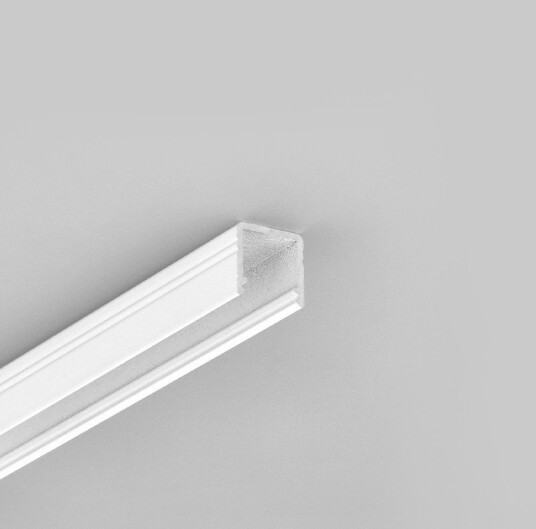 Topmet 1m aluminiumprofil SMART10 AC2/Z   Hvit lakkert påbygging LED skinne