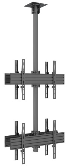 Multibrackets M Ceiling Mount Pro MBC2U2 monteringssett - for 4 LCD-skjermer - svart Multibrackets M Ceiling Mount Pro MBC2U2 monteringssett - for 4 LCD-skjermer - svart