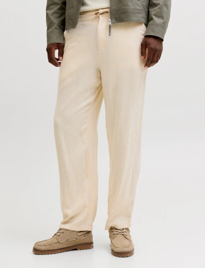 Jack & Jones Jpstkarl Mykonos Linen Blend Chino Cream L