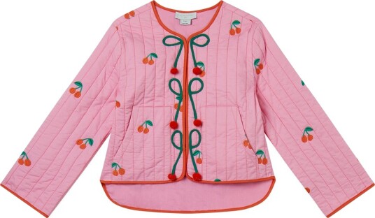 Stella McCartney Kids Jakke Rosa m. Kirsebær Stella McCartney Kids 8 år (128) Overgangsjakke