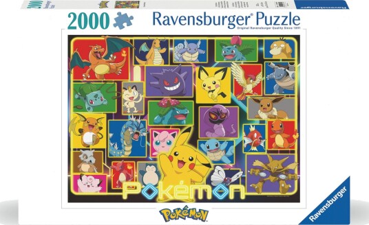 Puslespill 2000 Pokemon Ravensburger Puslespill 2000 Pokemon Ravensburger