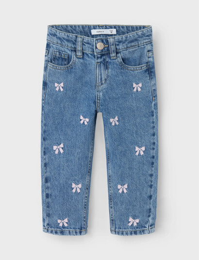 Name It Nmfbella Mom Emb Jeans 3285 Be Noos Blue 80 Name It Nmfbella Mom Emb Jeans 3285 Be Noos Blue 80