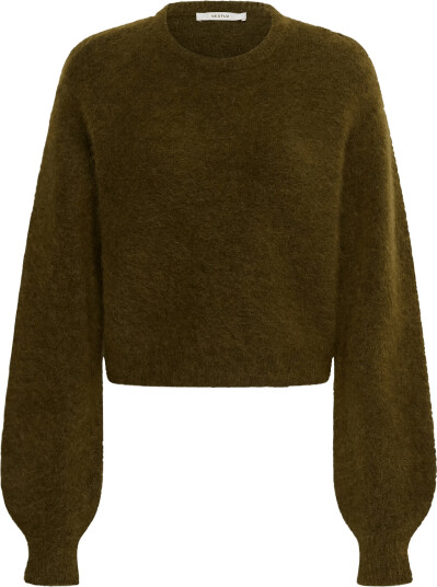 Gestuz Gzdebbie Short Pullover - Khaki green - S