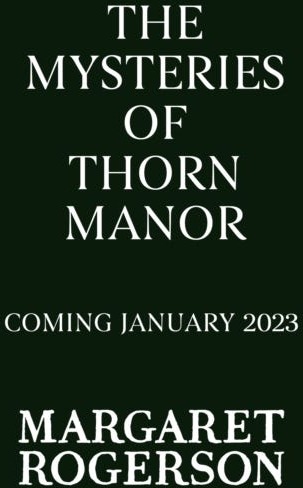 Mysteries Of Thorn Manor Av Margaret Rogerson