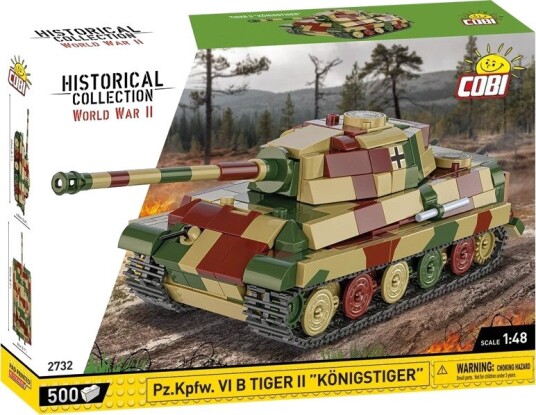 Cobi Tiger II Byggesett 1:48 500 Deler