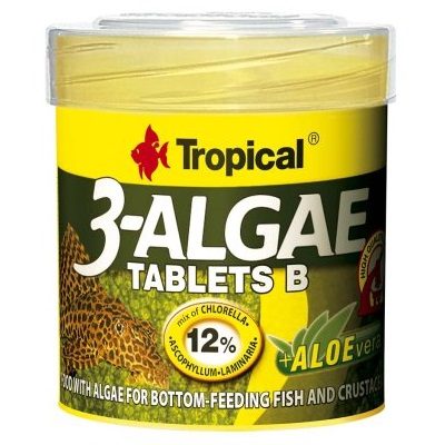 Tropical 3 Algae Tablets B 50Ml 200St Tropical 3 Algae Tablets B 50Ml 200St