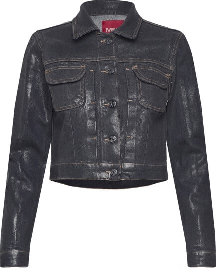 Mango | Foil Structured Denim Jacket | S