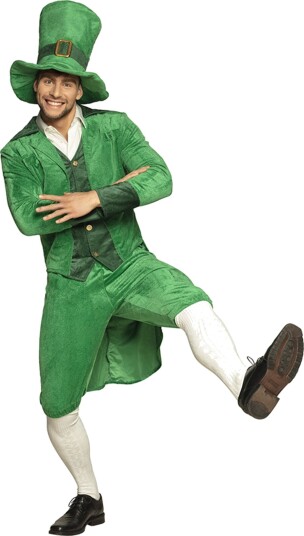 St Patricks Day Grønt Kostyme - Large