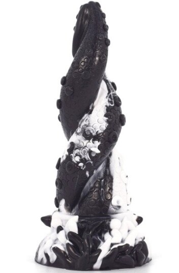 Dildo Tentamix Black-White 20 cm