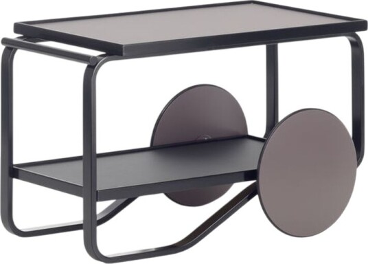 artek 901 Serveringsvogn Sort/ Kullfarget