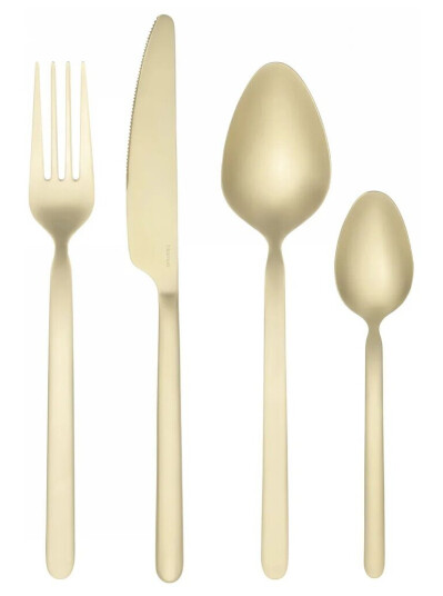blomus STELLA bestikksett champagne 16 delar blomus STELLA bestikksett champagne 16 delar