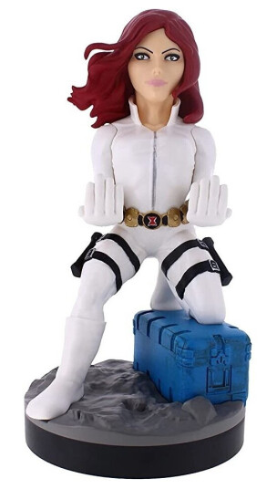 Figurka Cable Guys Cable Guy Black Widow White Suit Phone Stand Figurka Cable Guys Cable Guy Black Widow White Suit Phone Stand