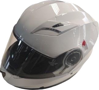 Motorsykkelhjelm Ym-925, Xl (61-62 Cm), Hvit