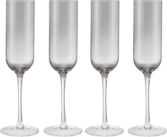 Blomus Fuumi champagneglass 22 cl 4-pk Smoke-klar