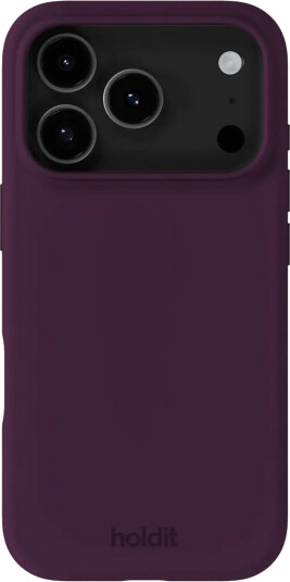 Holdit Silicone Case iPhone 17 Pro Purple