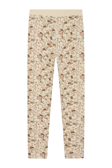 Hust & Claire Laki Eikenøtt ull/bambus leggings - ecru