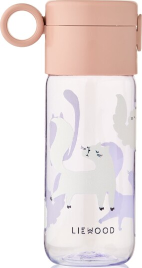 Liewood Clemence vannflaske 35 cl Cat-Warm lilac Liewood Clemence vannflaske 35 cl Cat-Warm lilac