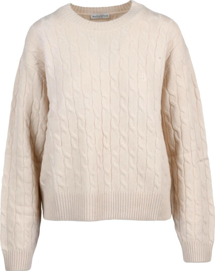 Ballantyne Dame Strikkevarer Beige M,