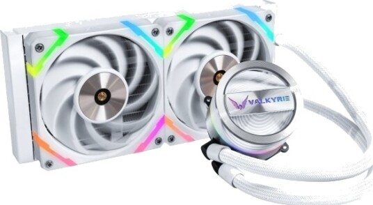 Valkyrie Dragonfang 240 ARGB hvit VK AIODR240W