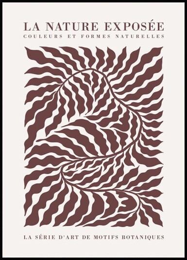 La Nature Exposee Plakat Plakat / 100x150cm