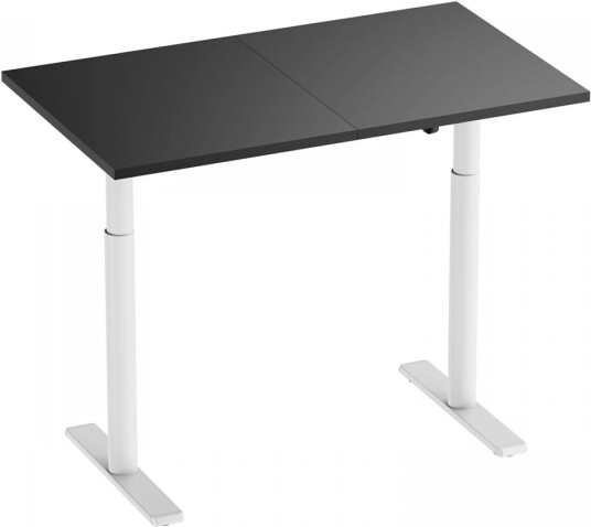 Maxmount Skrivebord Hev Og Senkbart 1200x700mm Elektrisk - Hvit/svart