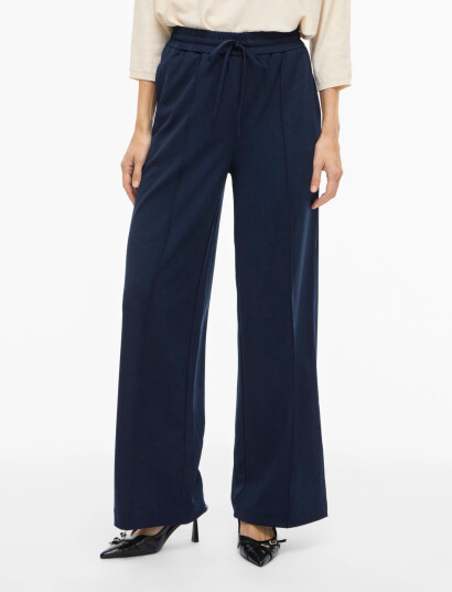 Vila Viclua Hw Wide Pants Noos Blue XXL