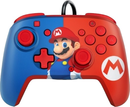PDP Nintendo Switch Faceoff Deluxe Controller + Audio Mario PDP Nintendo Switch Faceoff Deluxe Controller + Audio Mario