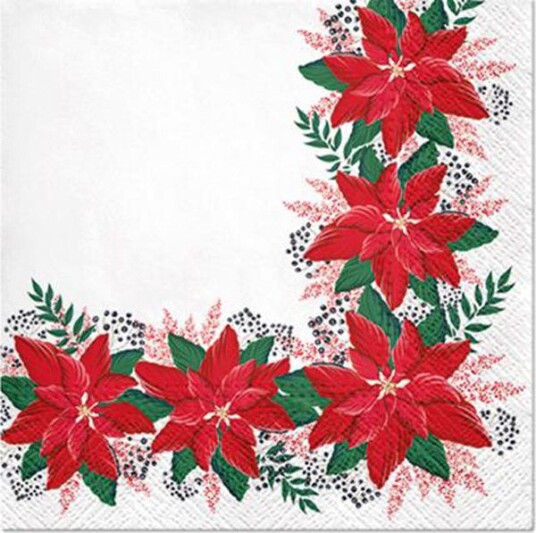 Lunsj serviett Julestjerner fra Paw Decor Collection Lunsj serviett Julestjerner fra Paw Decor Collection