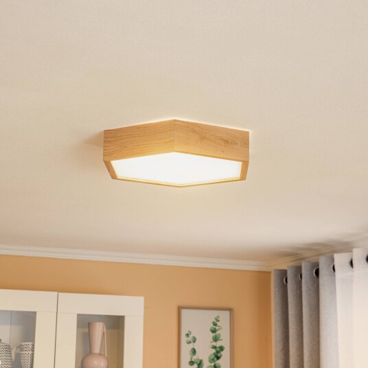 Envostar taklampe Hagen eik