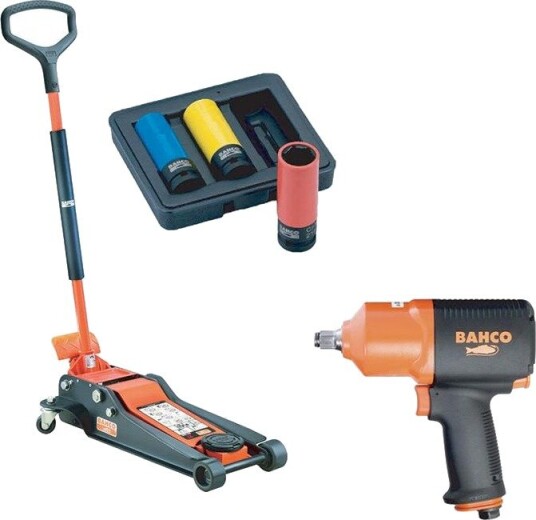 Bahco BH13000 + BPC815 + BWSS12P3 Hjulskiftsett, Verksted & bil