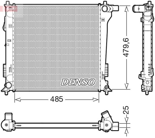 Radiator DENSO DRM41020 Radiator DENSO DRM41020
