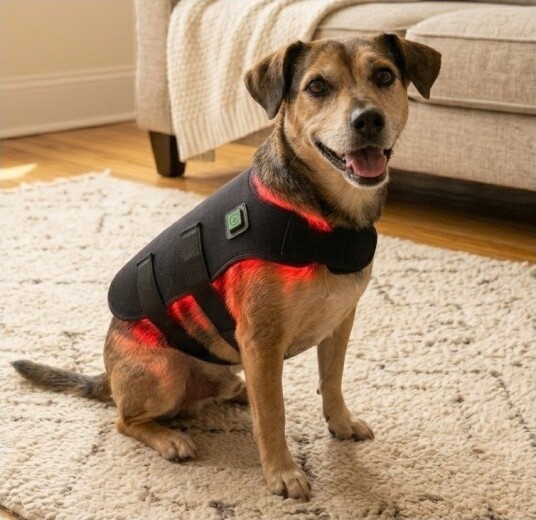 Ledlife Lysterapi-Vest Til Hund Og Katt Infrarød Med Batteri 52X30 cm