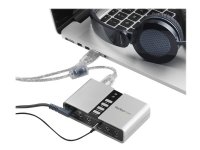 StarTech.com 7.1 USB Sound Card - External Sound Card for Laptop with SPDIF Digital Audio - Sound Card for PC - Silver (ICUSBAUDIO7D) - Lydkort - 48 kHz - 7.1 - USB 2.0 - for P/N: MU15MMS, MU6MMS StarTech.com 7.1 USB Sound Card - External Sound Card for Laptop with SPDIF Digital Audio - Sound Card for PC - Silver (ICUSBAUDIO7D) - Lydkort - 48 kHz - 7.1 - USB 2.0 - for P/N: MU15MMS, MU6MMS