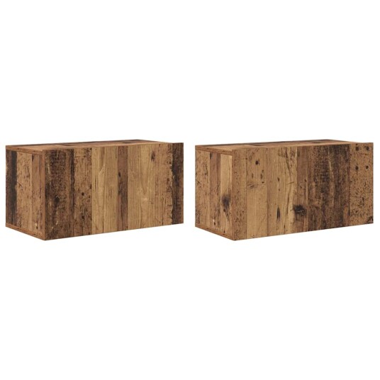 TV benksett 4 pcs Gammelt tre 60 x 30 x 30.5 cm Medium