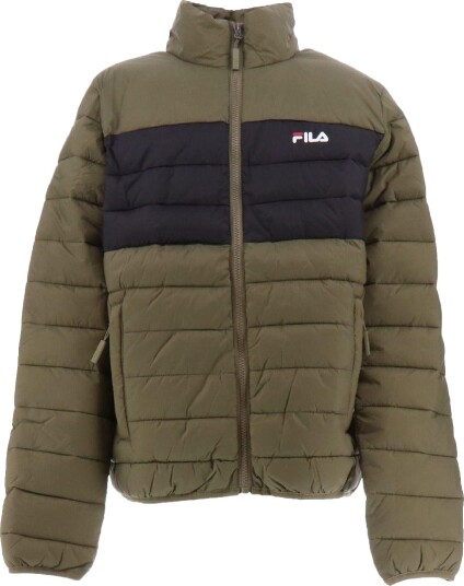 Fila Polstret Jakke Berglern Brent Olive/Måneløs natt Fila M Medium Dunjakke Grønn