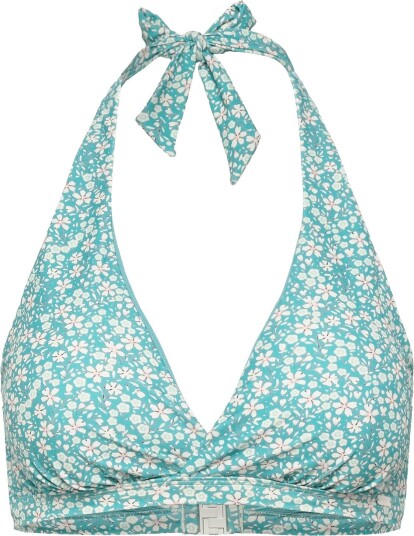Abecita | Maui Halterneck Bikini Bra Aqua/White | BC x 75