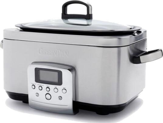 Slowcooker 6 liter 48 x 34 cm Rustfritt Stål Metall Slowcooker 6 liter 48 x 34 cm Rustfritt Stål Metall