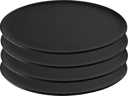 Aida Raw Titanium Black middagstallerken 28 cm 4 stk