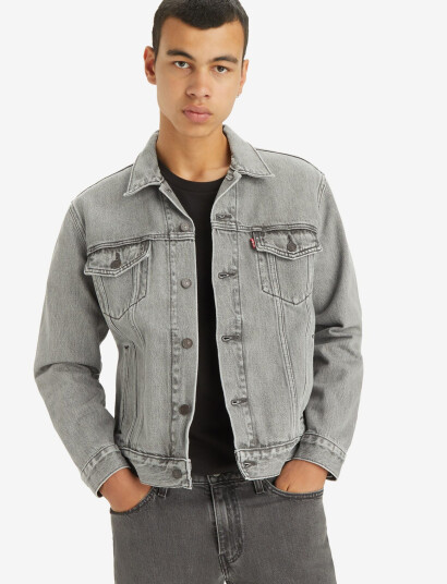 Levi"s® The Trucker Jacket Goosebumps - Grey - S Levi"s® The Trucker Jacket Goosebumps - Grey - S