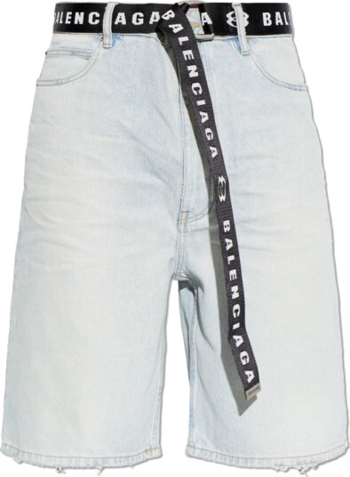 Balenciaga Herre Shorts Blå W29,