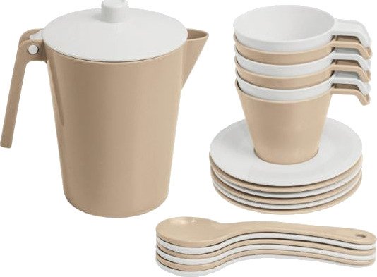 Wader Toys Kaffe- og tesett til barn – 12 mnd+ – 19 deler