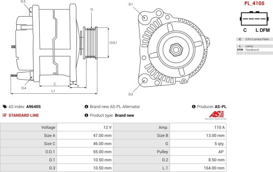 AS PL A9640S Dynamo
