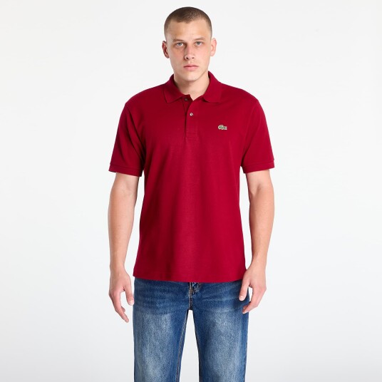 Lacoste Classic Fit L1212 Original Polo Shirt   Burgundy   L