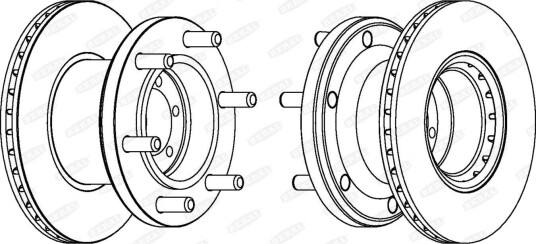 BERAL BCR133A Bremseskive BERAL BCR133A Bremseskive
