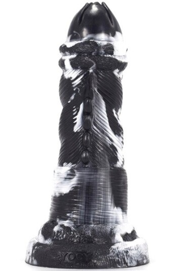 Dildo Nox Black-White 20 cm