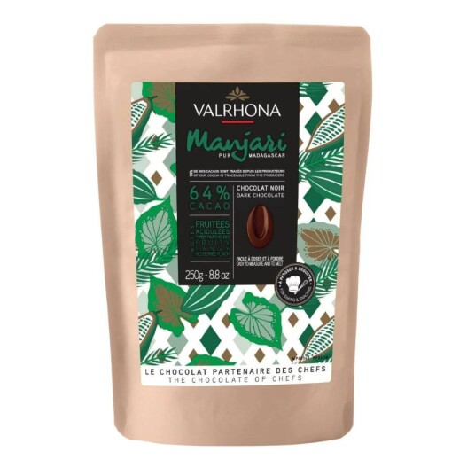 Valrhona Manjari Mørk Sjokolade 250g 