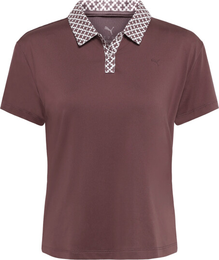 PUMA Golf W Ezra Solid Ss Polo Brown M