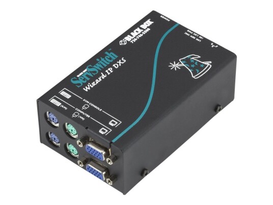 Black Box Servswitch Wizard Ip Dxs Kvm Extension - Kvm-Utvider - 100Mb Lan - Ps/2, Usb