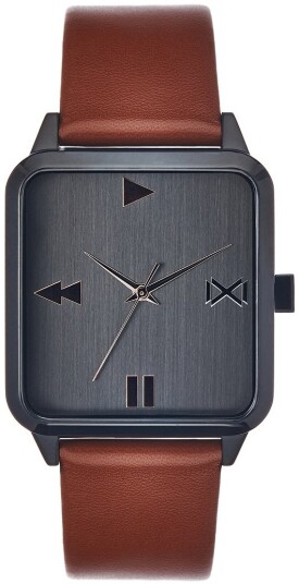 Mark Maddox Herreklokke HC7106 50 Classic Lær 33x44 mm
