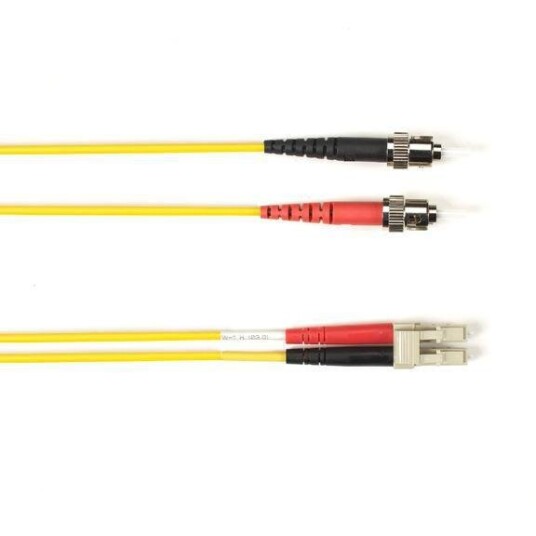 BLACK BOX 3M FIBER ST-LC 62.5-MICRON MULTIMODE PVC YELLOW CABLE